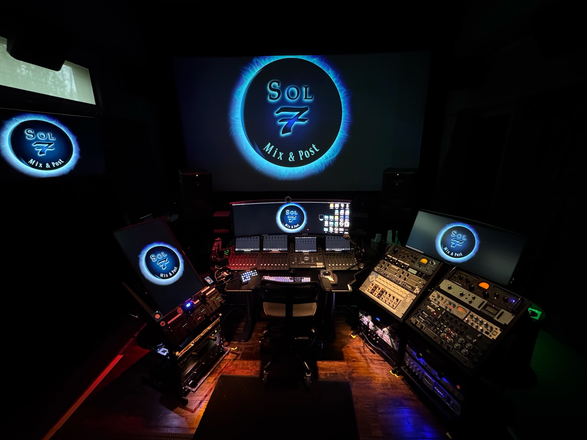 The dub stage at Sol 7 Mix & Post