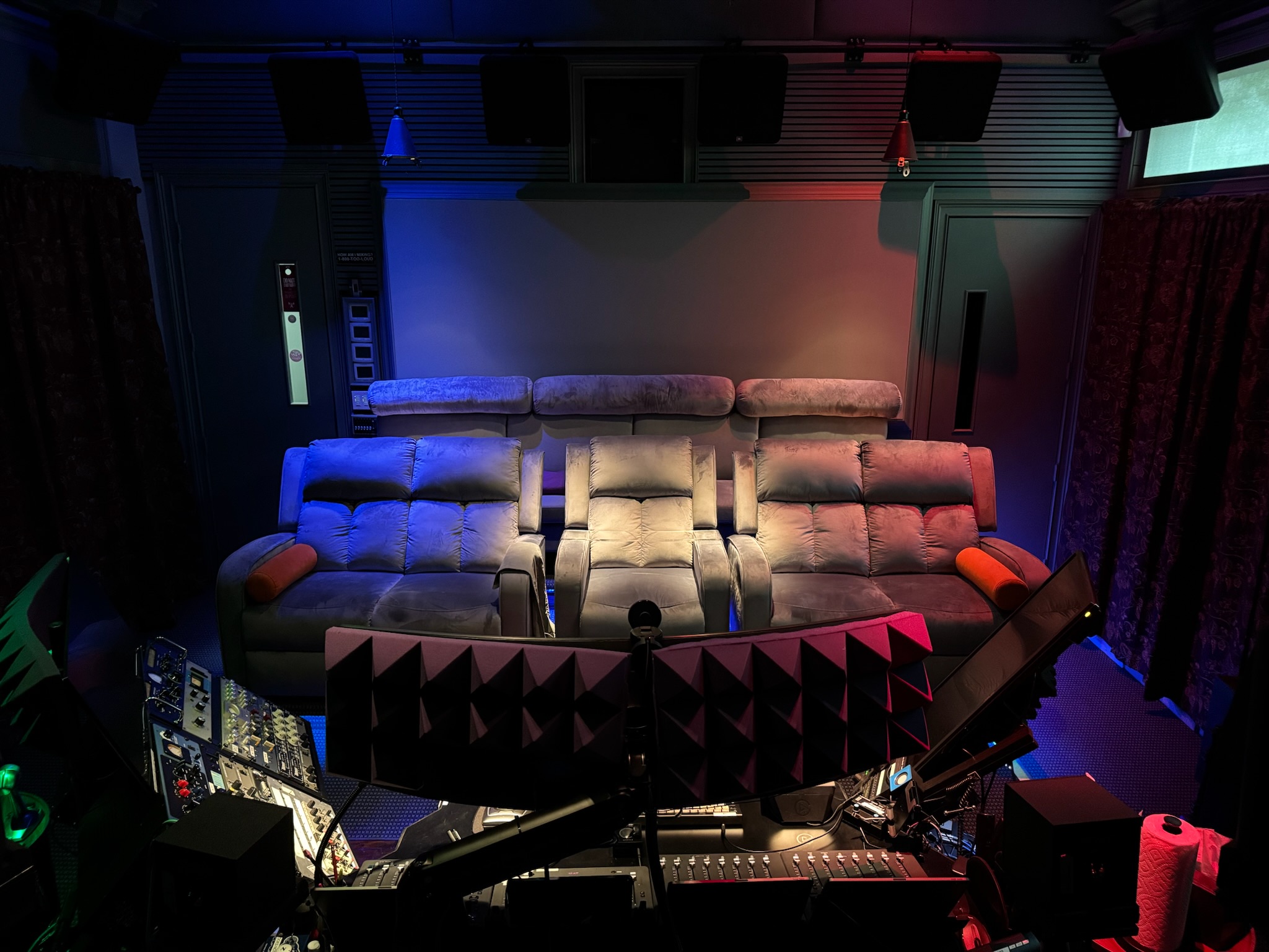 The dub stage at Sol 7 Mix & Post